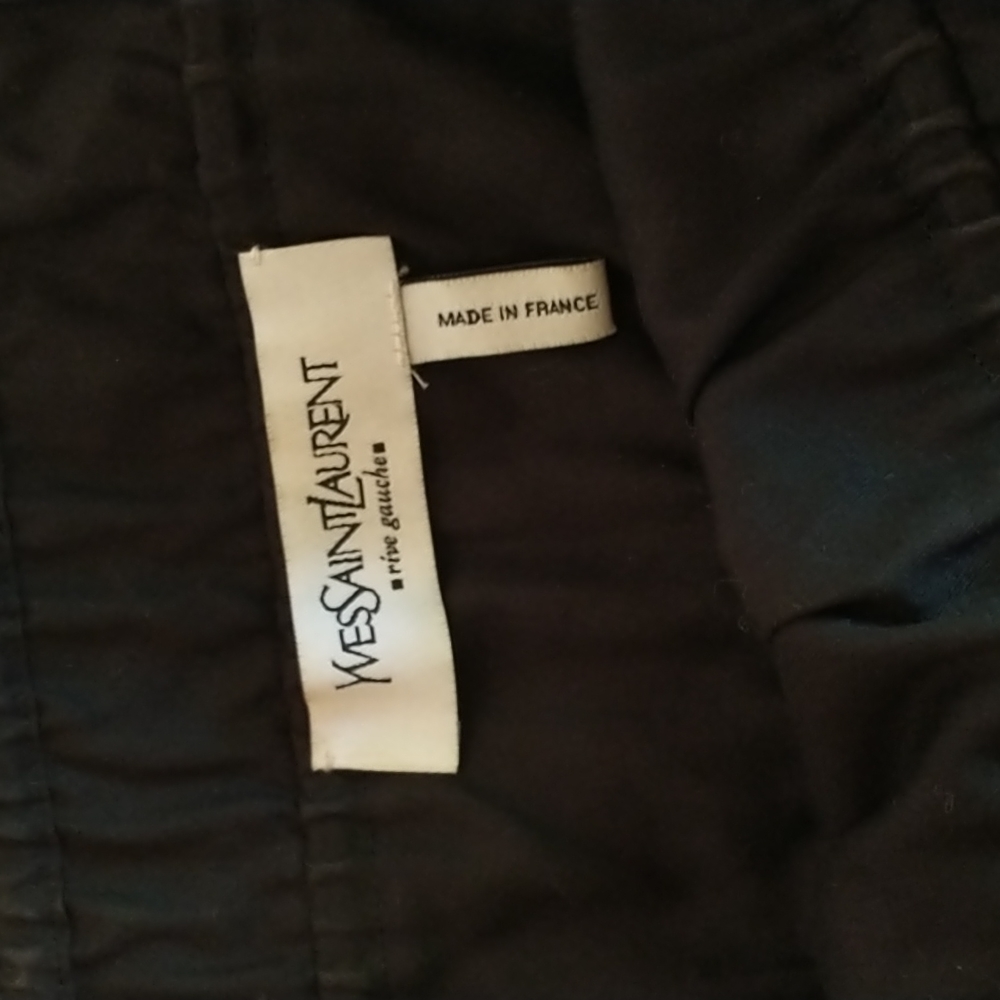 Gorgeous vintage YSL off the shoulder shirt